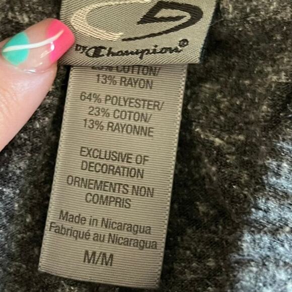 C9 By Champion Jogging Pants Heather Gray Elastic Waist Drawstring Activewear M - Picture 7 of 9